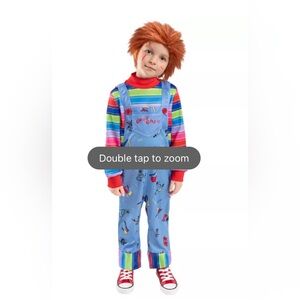 Spirit Chucky Toddler Jumpsuit Costume with Blue Overalls